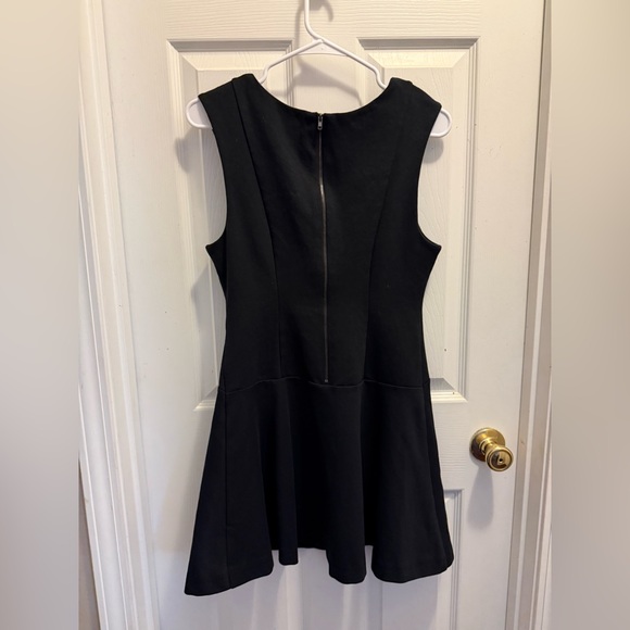 Free People Cha Cha Mini Black Fit & Flare Dress, Medium - Picture 7 of 8